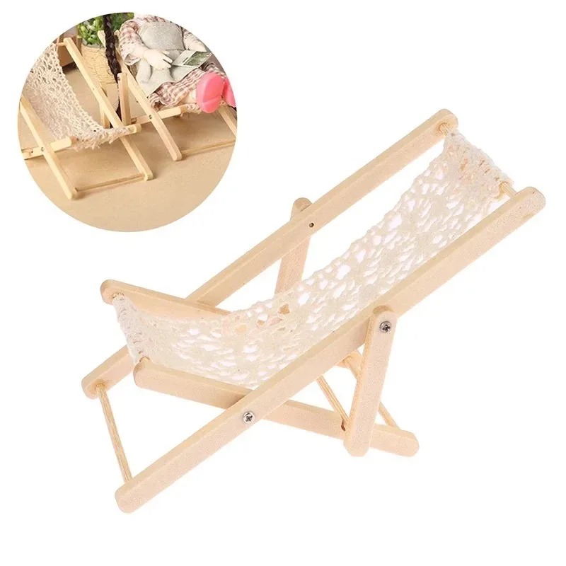 Outdoor Furniture Diy - 1/12 스케일 접이식 비치 데크 의자