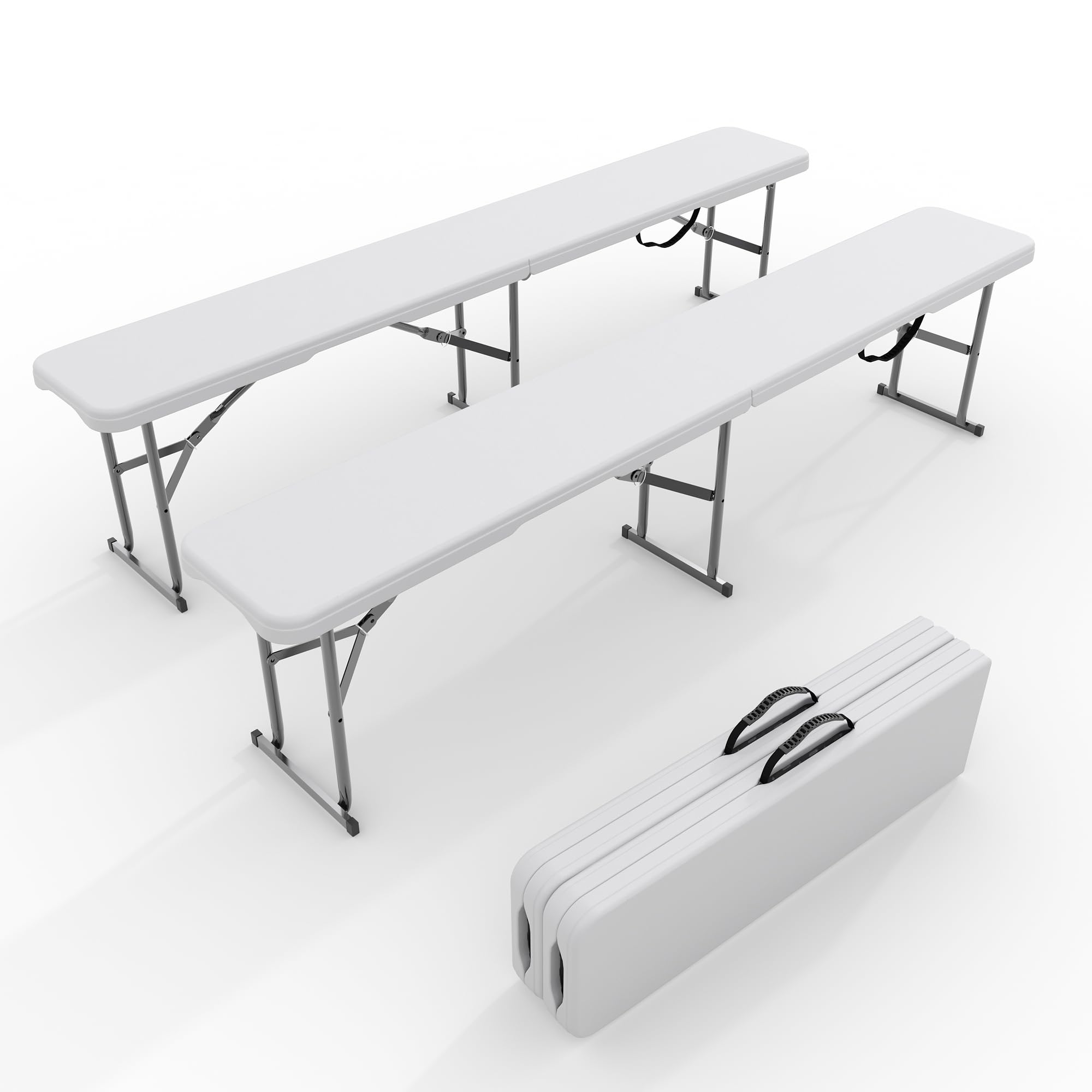 Outdoor Furniture Diy - 2팩 6피트 접이식 야외 벤치 -