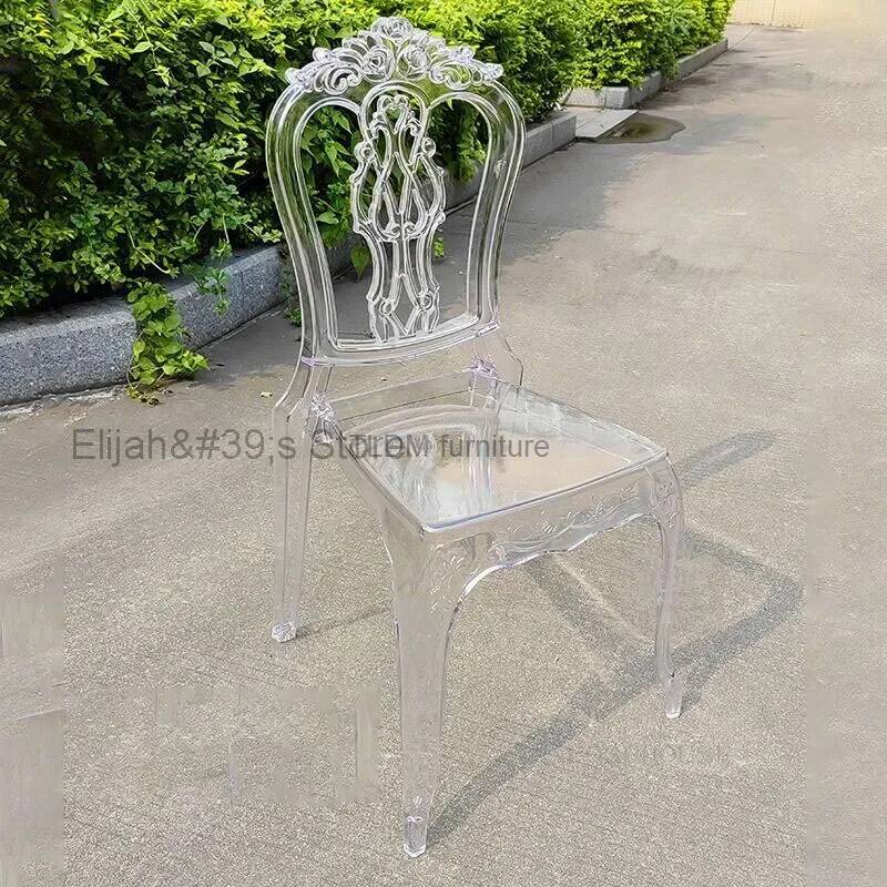 Outdoor Furniture Luxury - 럭셔리 웨딩 의자 야외 아크릴 투명