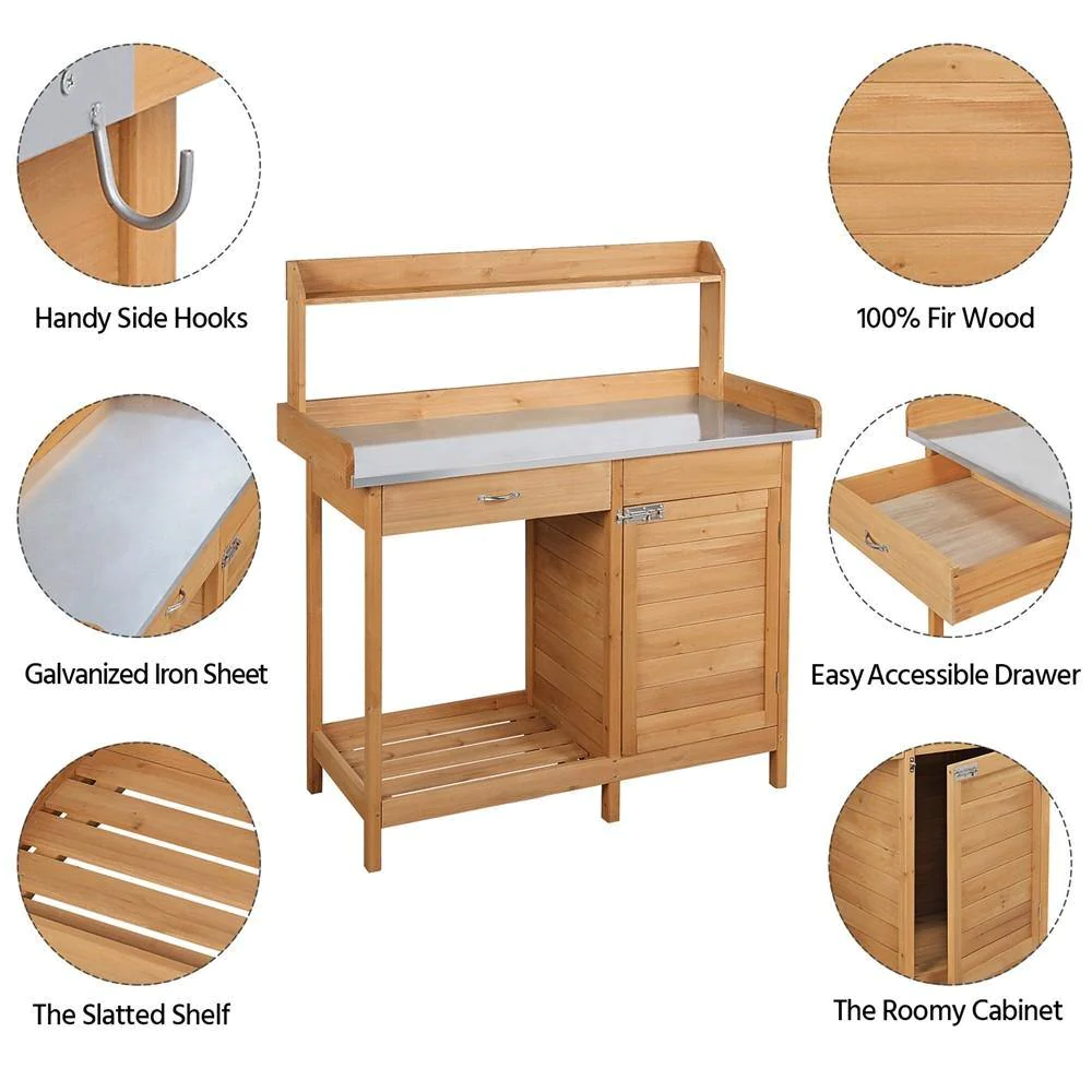 야외 가구용 원목 화분 작업대 - Outdoor Furniture Wood 리뷰 및 가격