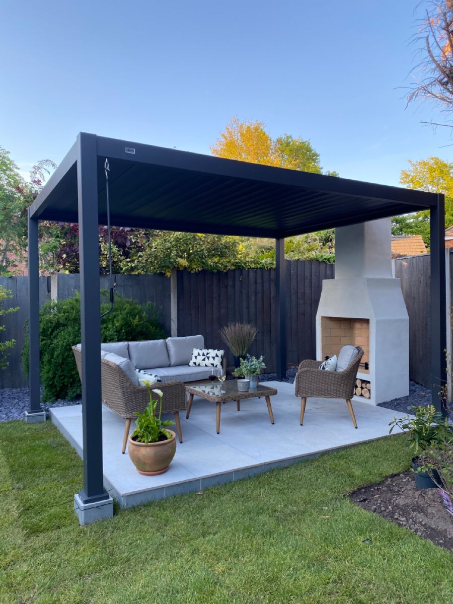 빌라 미니멀리스트 스타일 야외 방수 파빌리온 고품질 알 - Outdoor Furniture Metal 리뷰 및 가격