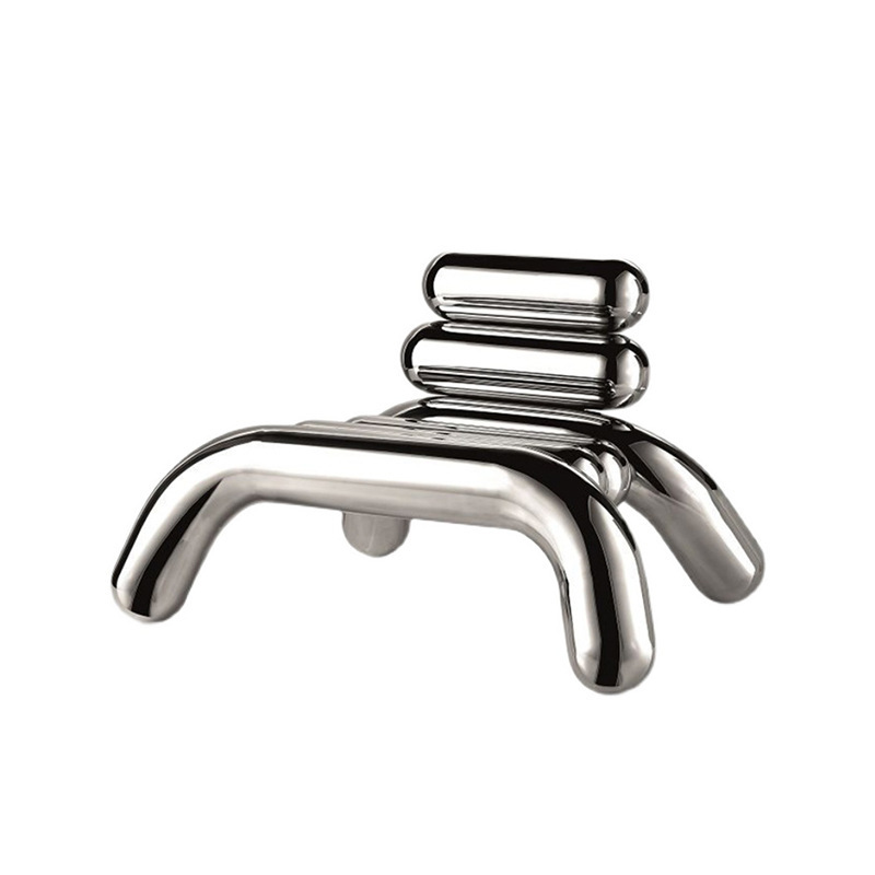 스테인레스 스틸 의자 라이트 럭셔리 크리에이티브 심플  - Outdoor Furniture Metal Chairs 리뷰 및 가격