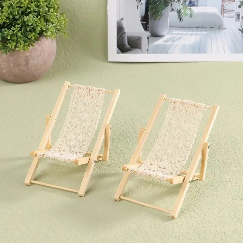 1/12 스케일 접이식 비치 데크 의자 미니 가구 모델 - Outdoor Furniture Diy 리뷰 및 가격