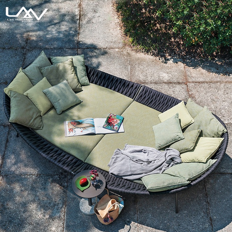 현대적인 야외 정원용 로프 직조 데이베드 가구 호텔 파 - Outdoor Daybed Furniture 리뷰 및 가격