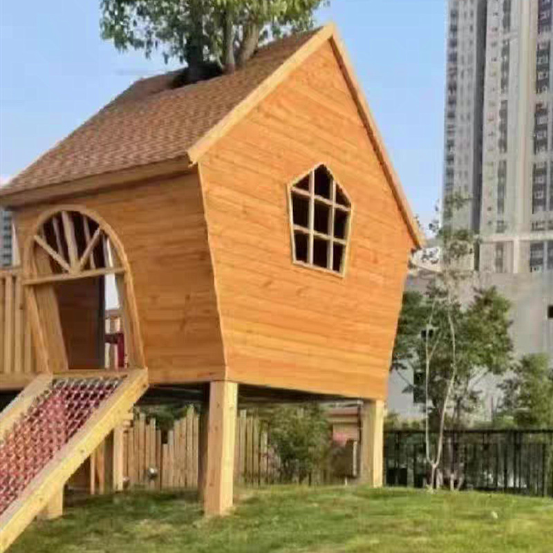 유치원 놀이집 야외 조립 슬라이드 트리 하우스 어린이  - Outdoor Furniture Wood 리뷰 및 가격