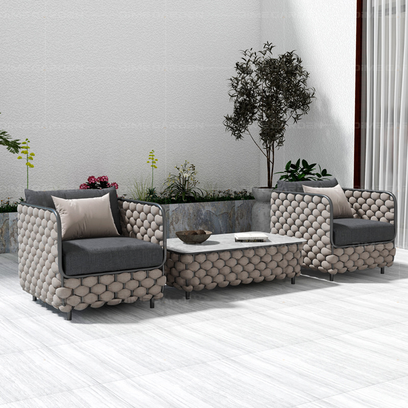 3인용 야외 라탄 소파 세트 |   딥 그레이 위커 파 - Outdoor Furniture Luxury 리뷰 및 가격