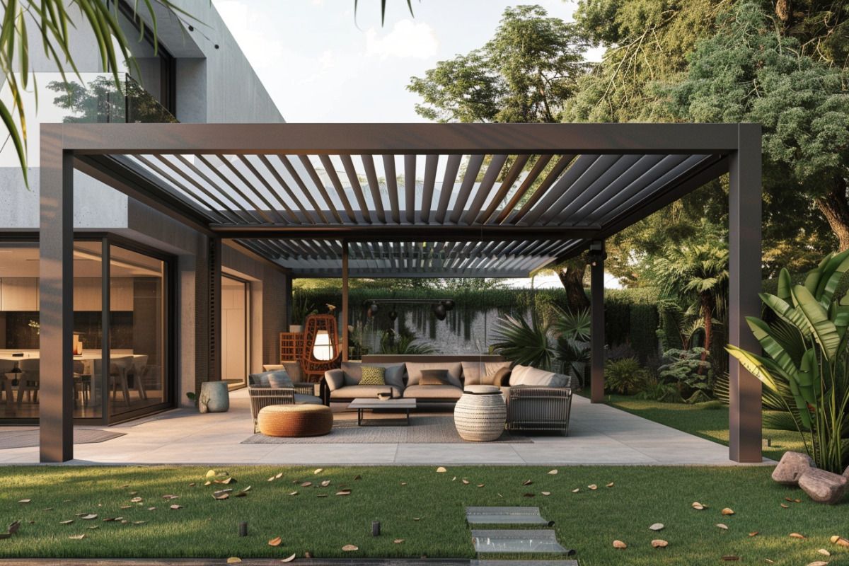 다양한 크기의 알루미늄 합금 직사각형 퍼걸라 레크리에이 - Outdoor Furniture Metal 리뷰 및 가격